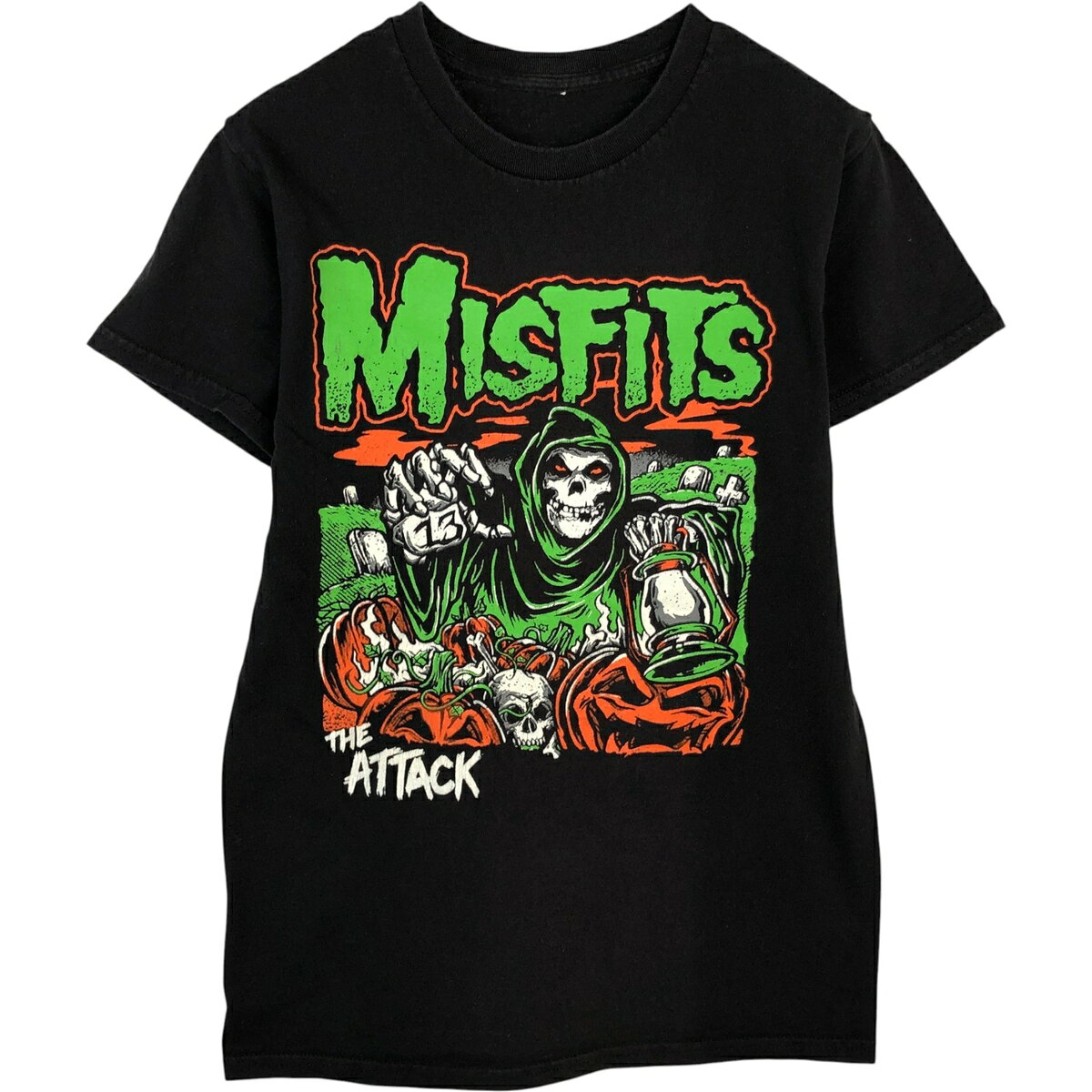 古着 MISFITS ミスフィッツ ドクロ柄 スカル柄 バンドTシャツ バンT メンズS相当 /eaa636717 【中古】 【260419】