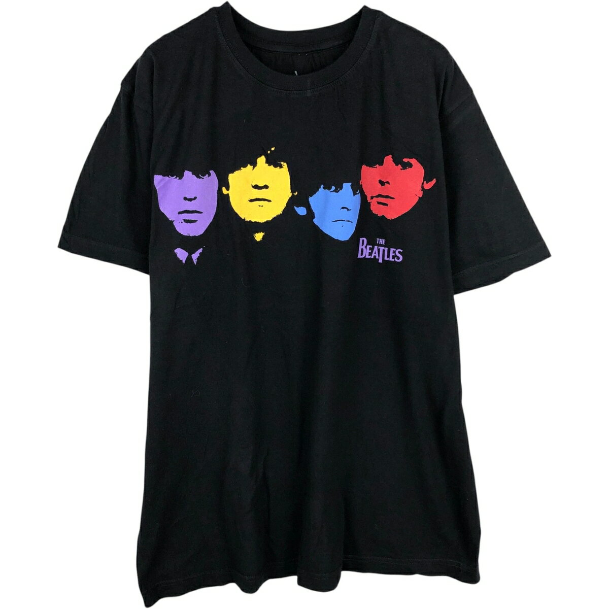 樂天商城 - 古着 THE BEATLES ビートルズ バンドTシャツ バンT メンズL相当 /eaa636755 【中古】 【260421】 ブラック系 春夏秋
