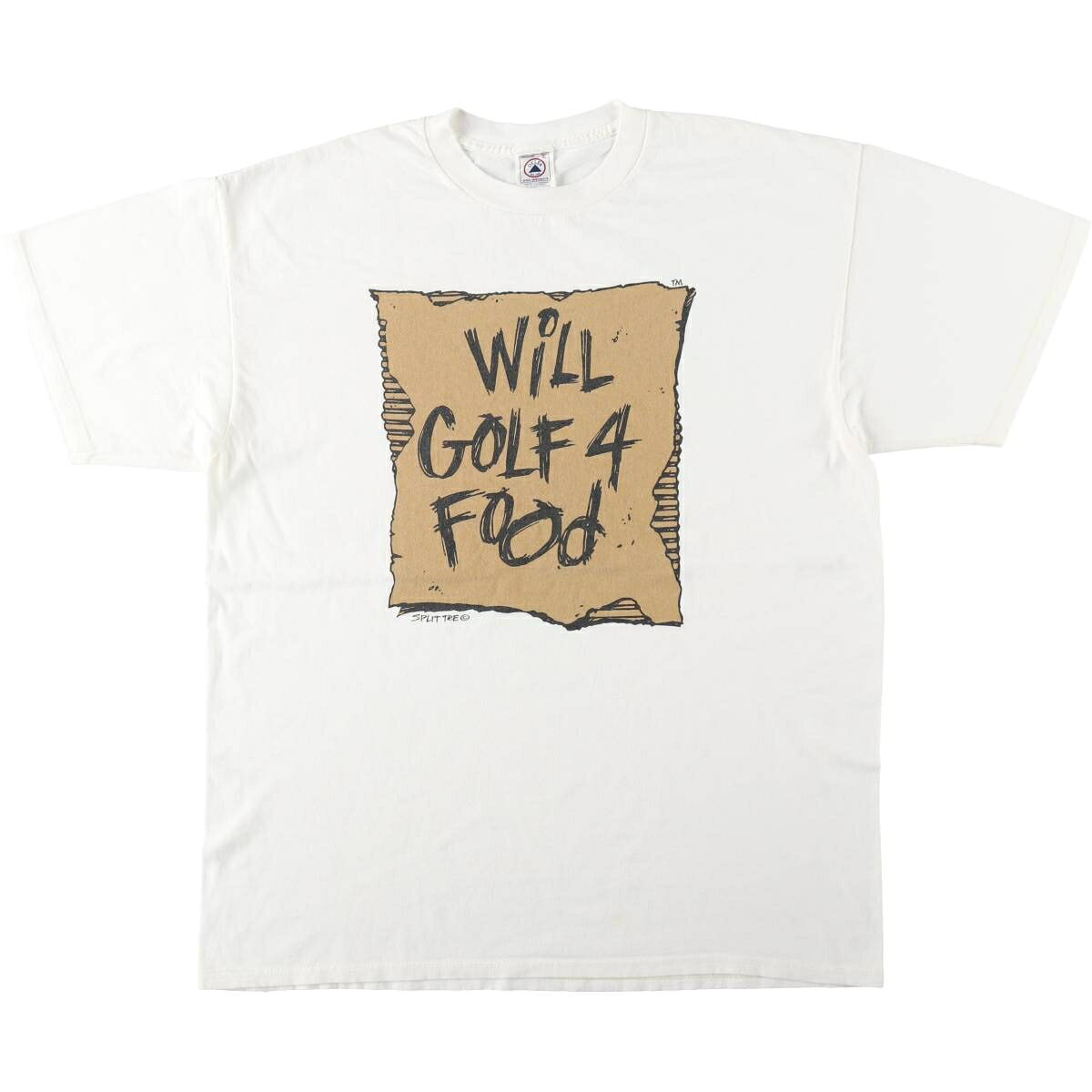 古着 00'S デルタ DELTA PRO WEIGHT メッセージプリントTシャツ メンズXL相当 /eaa636808  