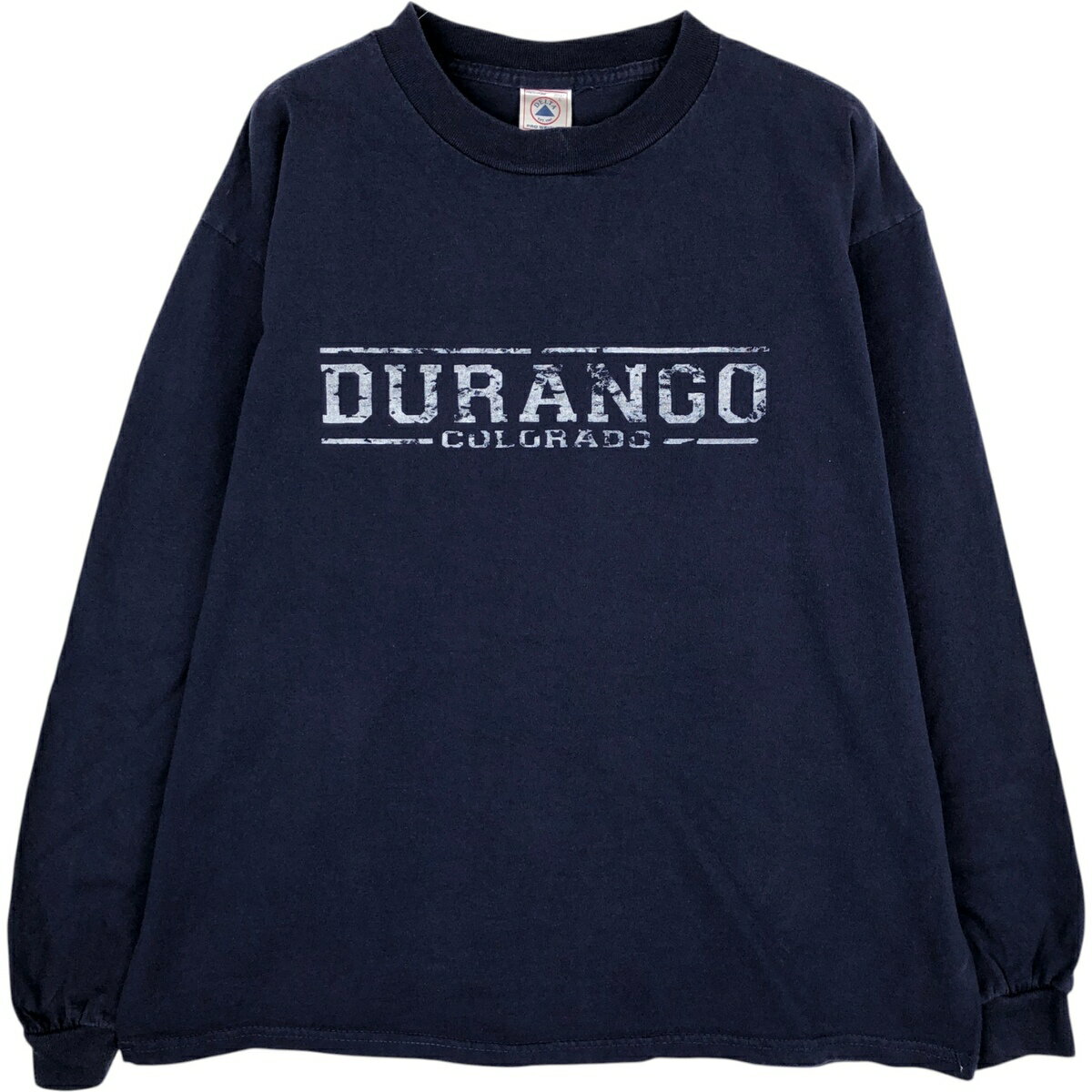 Rakuten - 古着 デルタ DELTA ロングTシャツ ロンT メンズL相当 /eaa636893 【中古】 【260425】 ネイビー系 春夏秋