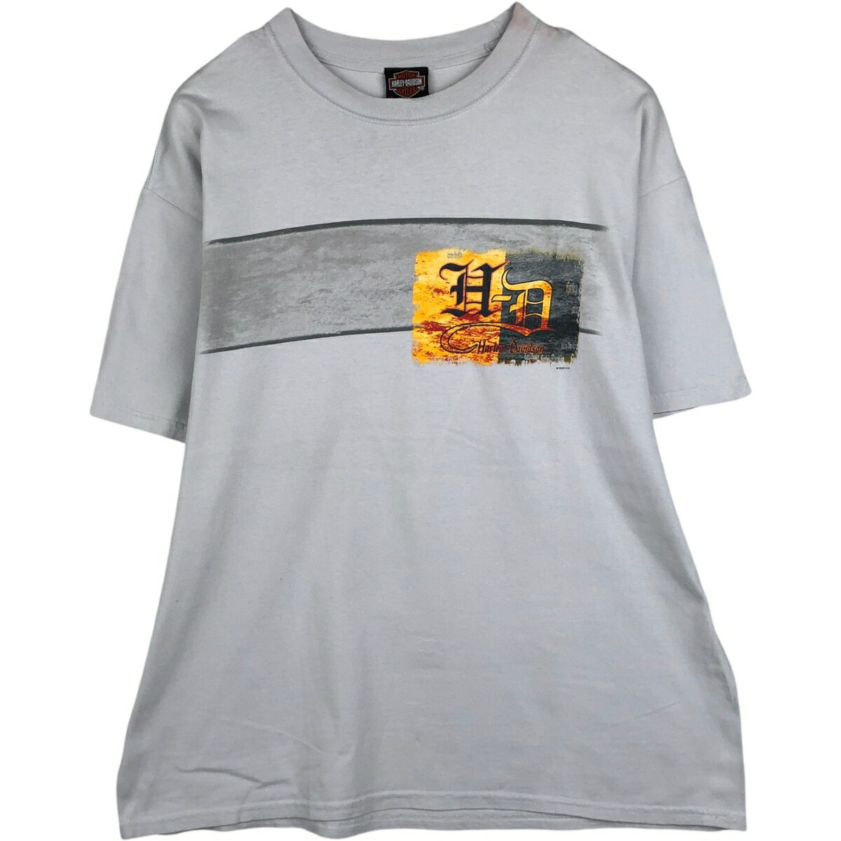 Rakuten - 古着 00'S ハーレーダビッドソン Harley-Davidson 星条旗柄 モーターサイクル バイクTシャツ メンズXL相当 /eaa636987 【中古】 【260424】