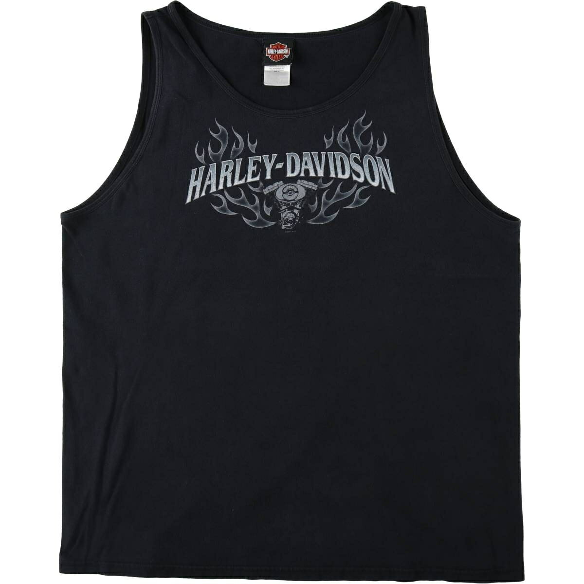 樂天商城 - 古着 ハーレーダビッドソン Harley-Davidson 鷲柄 イーグル柄 トライバル ノースリーブ モーターサイクル バイクTシャツ メンズXL相当 /eaa637040 【中古】 【260422】