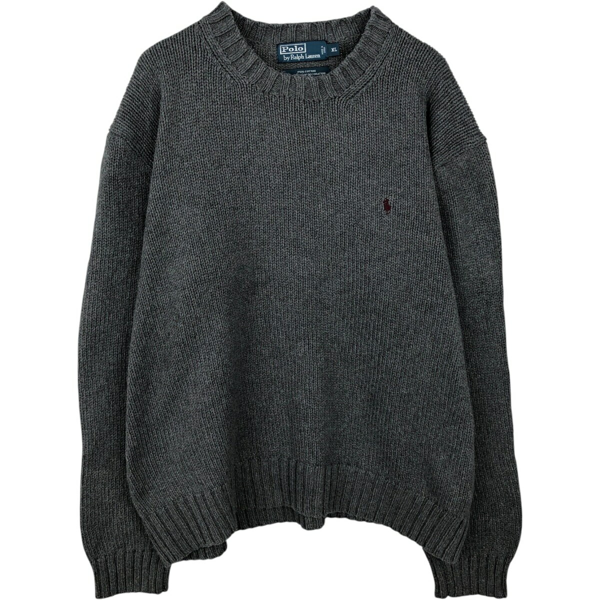Rakuten - 古着 ラルフローレン Ralph Lauren POLO by Ralph Lauren コットンニットセーター メンズXL相当 /eaa637168 【中古】 【260514】