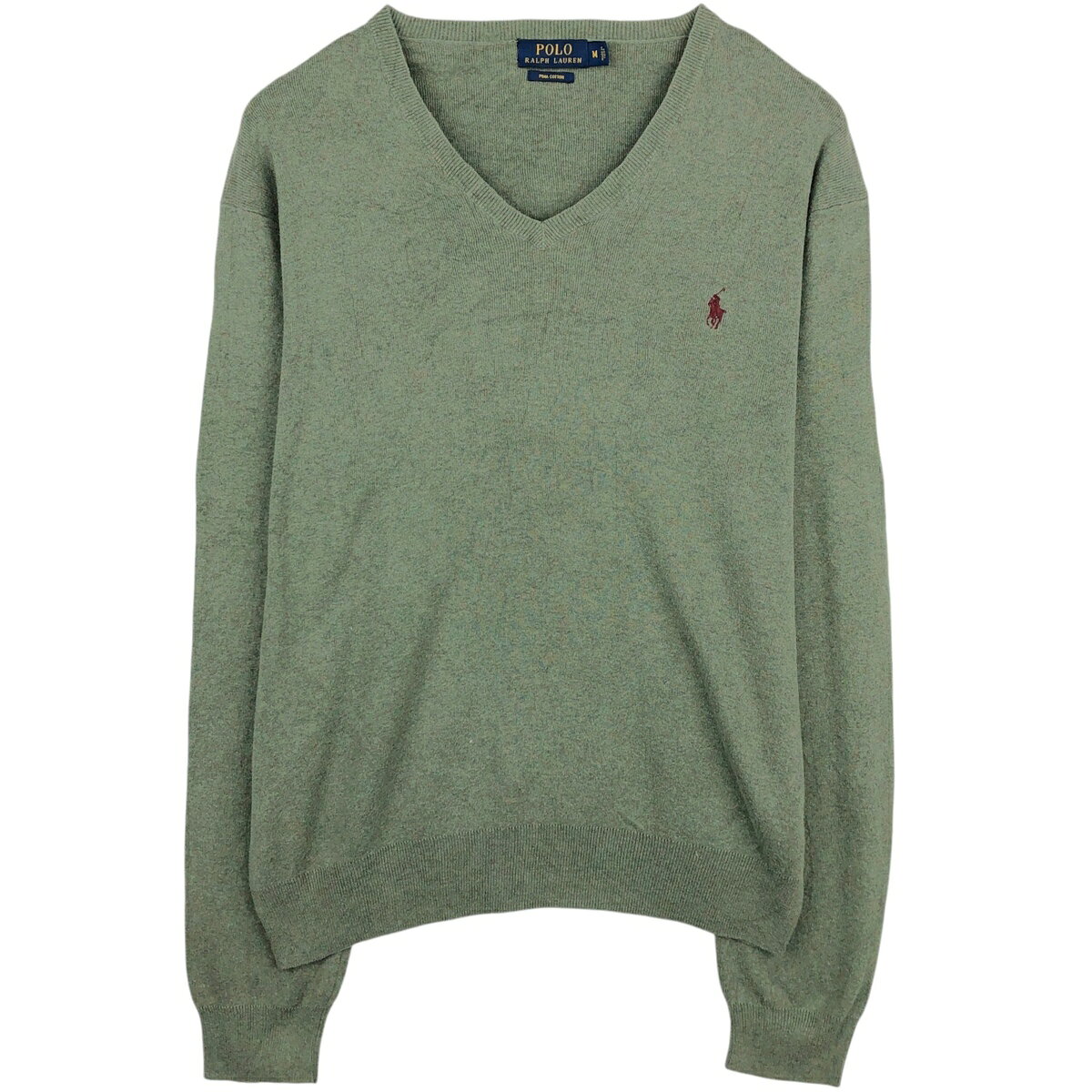 商品詳細 ブランド・Ralph Lauren・ラルフローレン・ 特徴・長袖・Vネック・ モデル/形状・POLO RALPH LAUREN・Vネック ピマコットンニットセーター・ 素材・ピマコットン:100%・ 色・カーキ系 セージグリーン・ 柄・無地・ワンポイント・ 生産国・中国製・ 年代 サイズ・メンズM・表記サイズ:M・着丈:64.5cm・身幅:53cm・裄丈:89.5cm・袖丈(脇下計測):48.5cm・ コンディション・C・ カテゴリ・メンズ・トップス・セーター・Vネックセーター・ 商品番号・eaa637234・ 取扱店・・ スタッフコメントRalph Lauren POLO RALPH LAUREN Vネック ピマコットンニットセーター / メンズM / 商品番号 eaa637234 USEDですので使用感などございますが、まだまだご愛用していただけます。 古着という事をご理解の上ご注文よろしくお願いします。 【状態追記】 ●後、左裾にリペア跡 ●内側、タグにリペア跡※状態は当社独自の基準です。 着用感表記サイズ着丈身幅裄丈袖丈(脇下計測) メンズMM(※着用感、表記サイズは目安です。)64.5cm53cm89.5cm48.5cm ※測定値の若干の誤差はご了承下さい。サイズガイドはこちら ブランドRalph Laurenラルフローレン 特徴長袖 / Vネックモデル/形状POLO RALPH LAUREN / Vネック ピマコットンニットセーター素材ピマコットン:100%色カーキ系 セージグリーン柄無地 / ワンポイント生産国中国製年代-カテゴリVネックセーター商品番号eaa637234取扱店　　 ラルフローレンの他の商品を見るVネックセーターの他の商品を見る