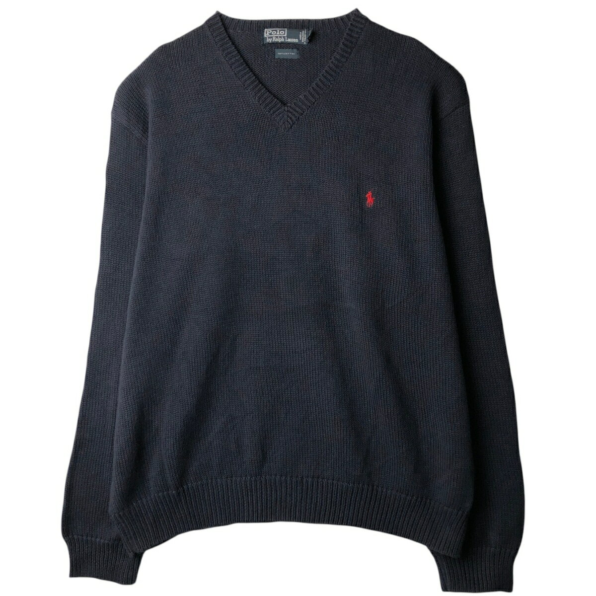 Rakuten - 古着 ラルフローレン Ralph Lauren POLO by Ralph Lauren Vネック コットンニットセーター メンズXXL相当 /eaa637287 【中古】 【260420】