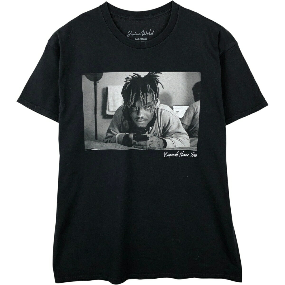 樂天商城 - 古着 JUICE WRLD ジュースワールド ラップTシャツ ラップT メンズL相当 /eaa637374 【中古】 【260425】