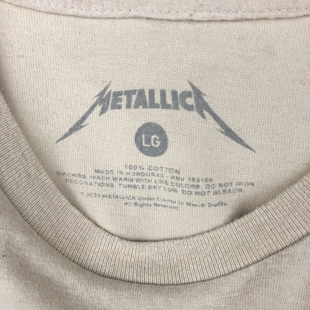 古着 METALLICA メタリカ ドクロ柄 スカル柄 バンドTシャツ バンT メンズL相当 /eaa637389 【中古】 【260425】