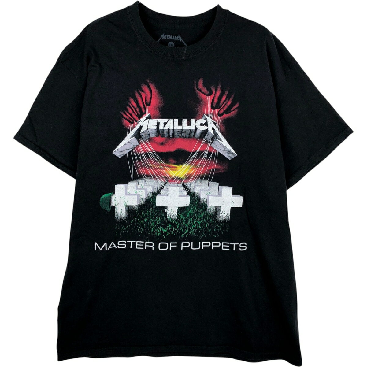 樂天商城 - 古着 METALLICA メタリカ バンドTシャツ バンT メンズL相当 /eaa637417 【中古】 【260426】 ブラック系 春夏秋