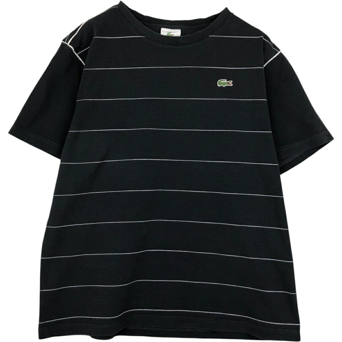 古着 ラコステ LACOSTE SPORT 鹿の子 半袖 ボーダーTシャツ 5 メンズL相当 /eaa637538 【中古】 【260425】