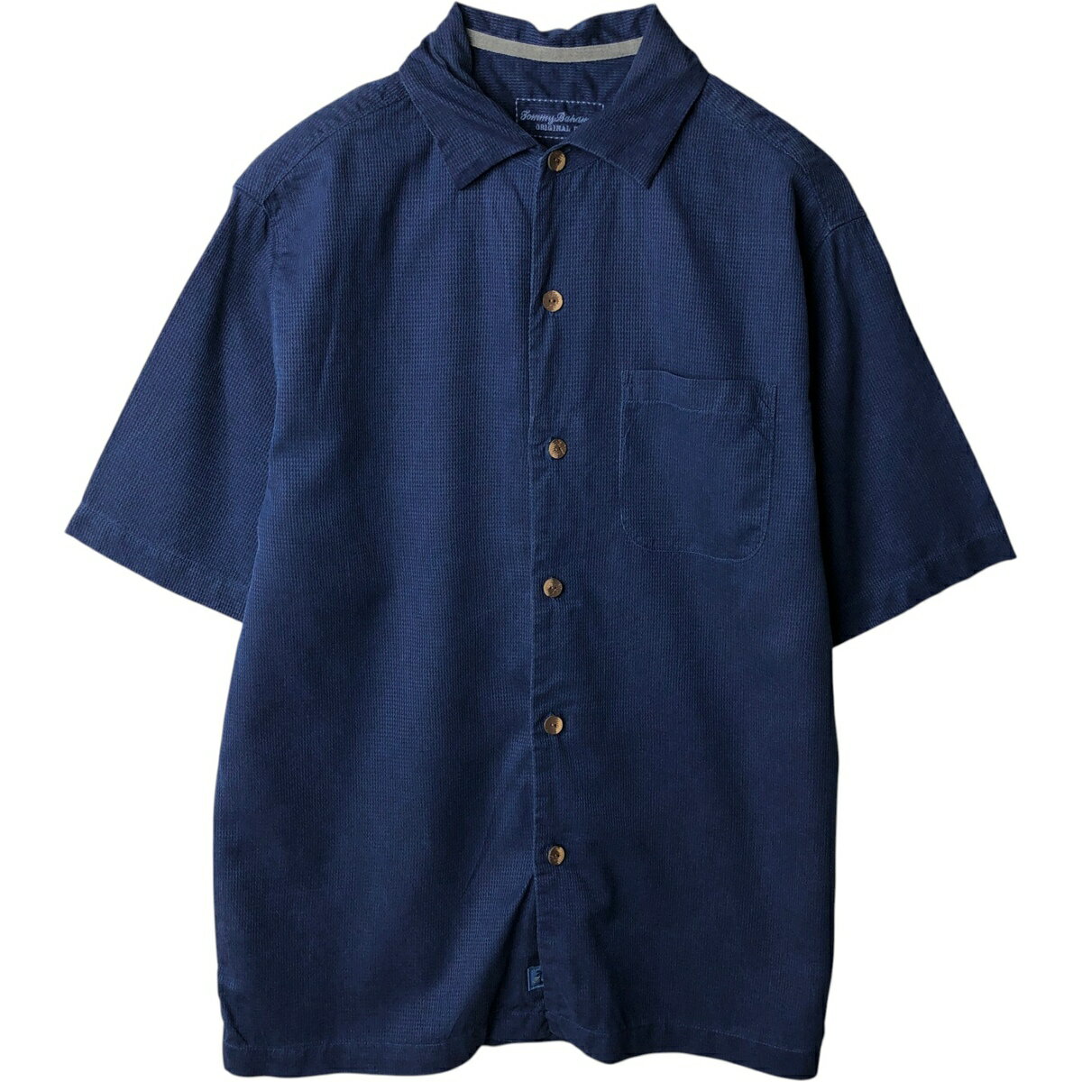 樂天商城 - 古着 トミーバハマ Tommy Bahama ORIGINAL FIT 半袖 シルクシャツ ボックスシャツ メンズS相当 /eaa637715 【中古】 【260425】