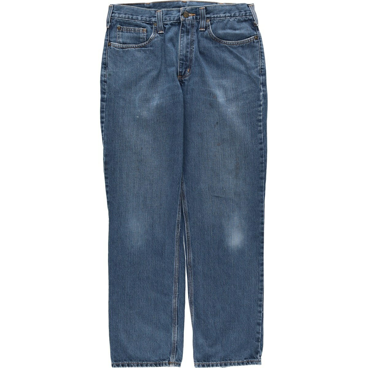 樂天商城 - 古着 カーハート Carhartt RELAXED FIT テーパードデニムパンツ メンズw34相当 /eaa637870 【中古】 【260426】 ブルー系 春夏秋冬