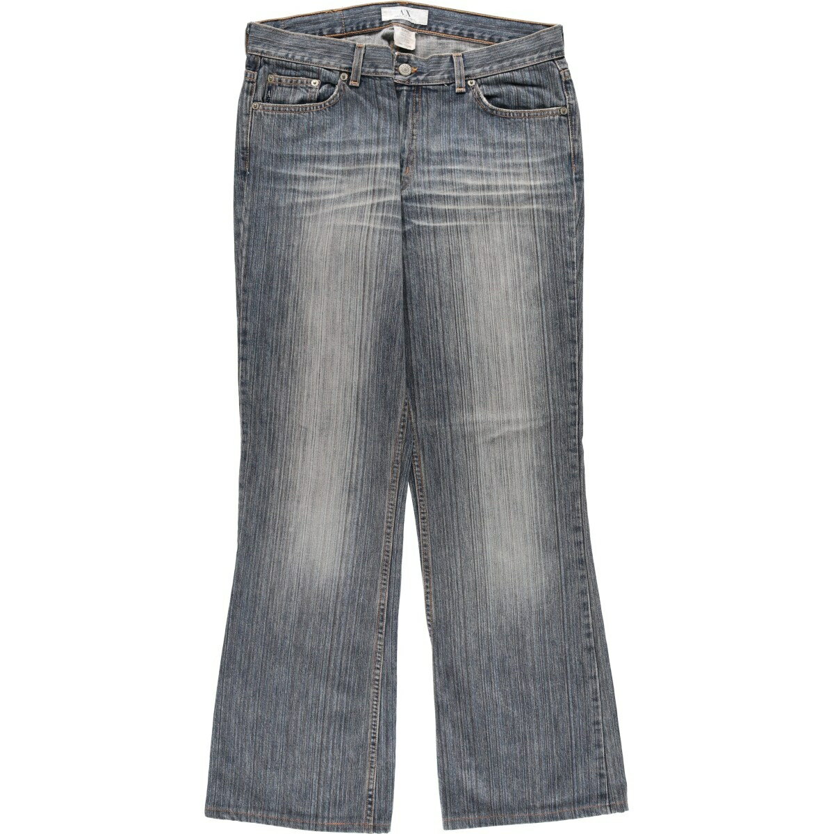 樂天商城 - 古着 90~00'S アルマーニ ARMANI EXCHANGE ストレートデニムパンツ USA製 メンズw33相当 ヴィンテージ /eaa637897 【中古】 【260502】