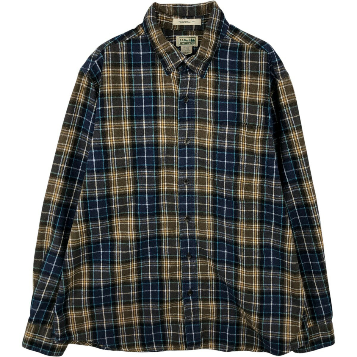 Rakuten - 古着 エルエルビーン L.L.Bean TRADITIONAL FIT 長袖 ボタンダウン フランネルチェックシャツ メンズL相当 /eaa637949 【中古】 【260426】