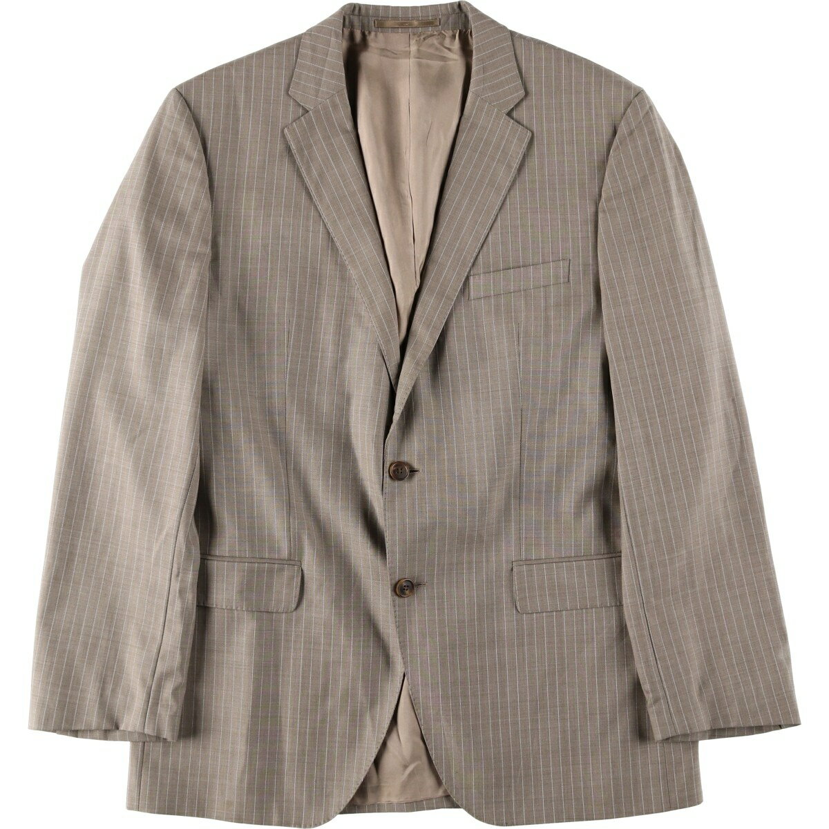 Rakuten - 古着 ヒューゴボス HUGO BOSS ストライプ柄 ウールテーラードジャケット メンズXL相当 /eaa638154 【中古】 【260426】