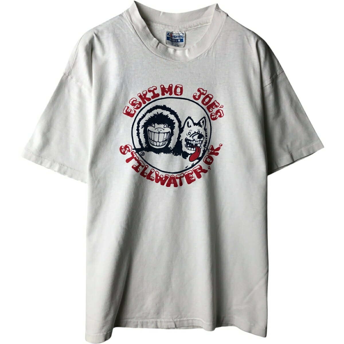 乐天商城 - 古着 80'S ヘインズ Hanes Eskimo Joe's アドバタイジングTシャツ USA製 メンズXL相当 ヴィンテージ /eaa638212 【中古】 【260502】