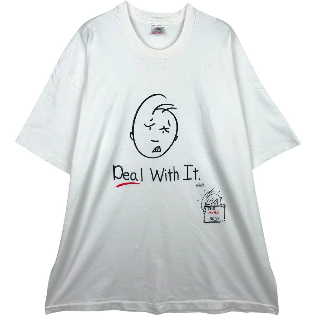 古着 ビッグサイズ 90'S フルーツオブザルーム FRUIT OF THE LOOM プリントTシャツ USA製 メンズXXXL相当 ヴィンテージ /eaa638227 【..