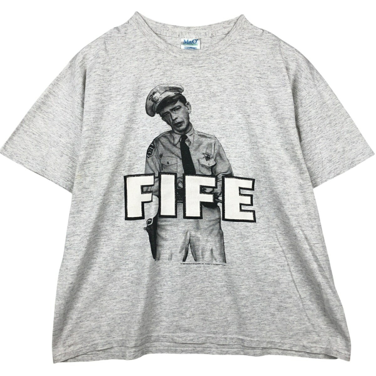 古着 90'S M&O The Andy Griffith Show メイベリー110番 Barney Fife プリントTシャツ メンズXL相当 ヴィンテージ /eaa638241 【中古】 【260426】