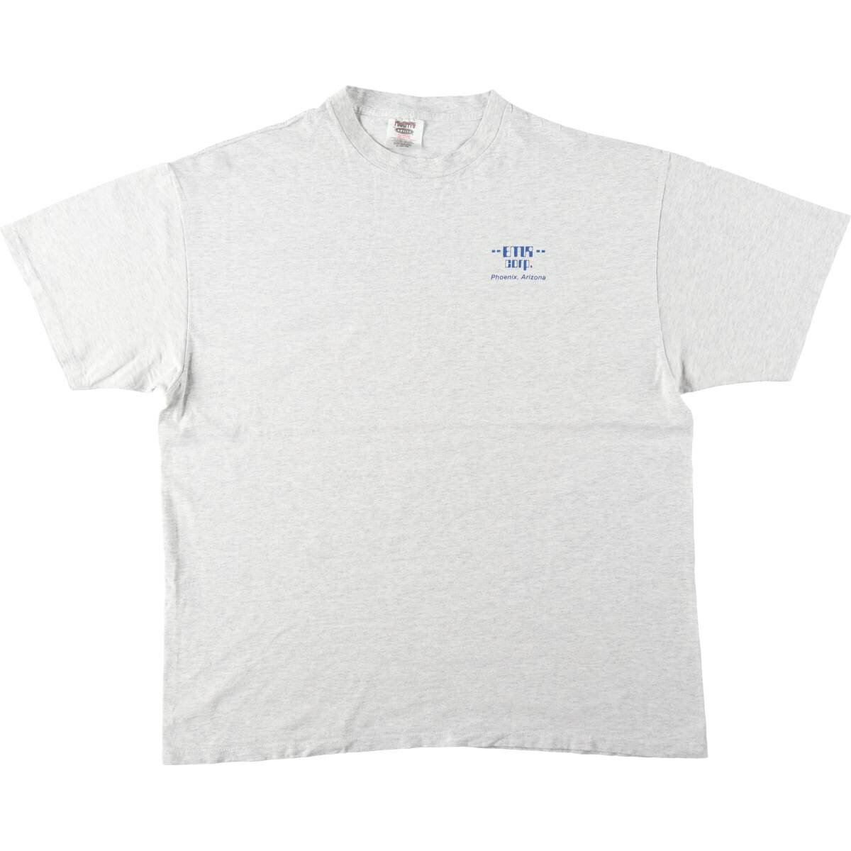 Spain （Clubs） - 古着 90'S オニータ ONEITA PowerPro EMR Corp. アドバタイジングTシャツ メンズXXL相当 ヴィンテージ /eaa638277 【中古】 【260503】 グレー系 春夏秋