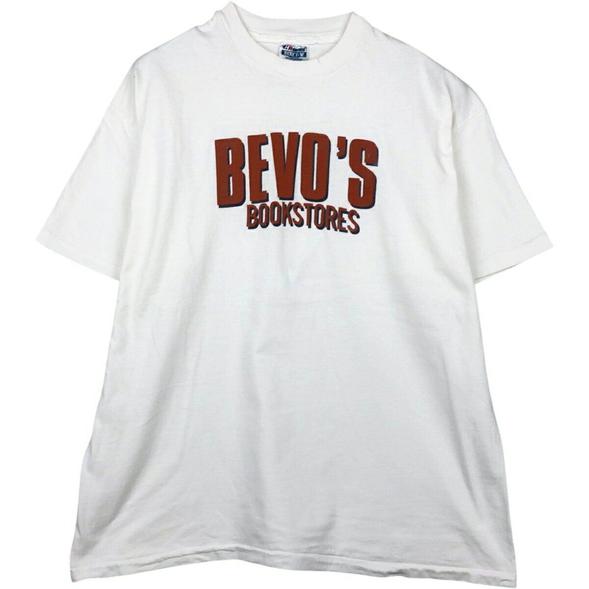 Rakuten - 古着 80'S ヘインズ Hanes BEEFY-T 青タグ アドバタイジングTシャツ USA製 メンズXL相当 ヴィンテージ /eaa638296 【中古】 【260430】