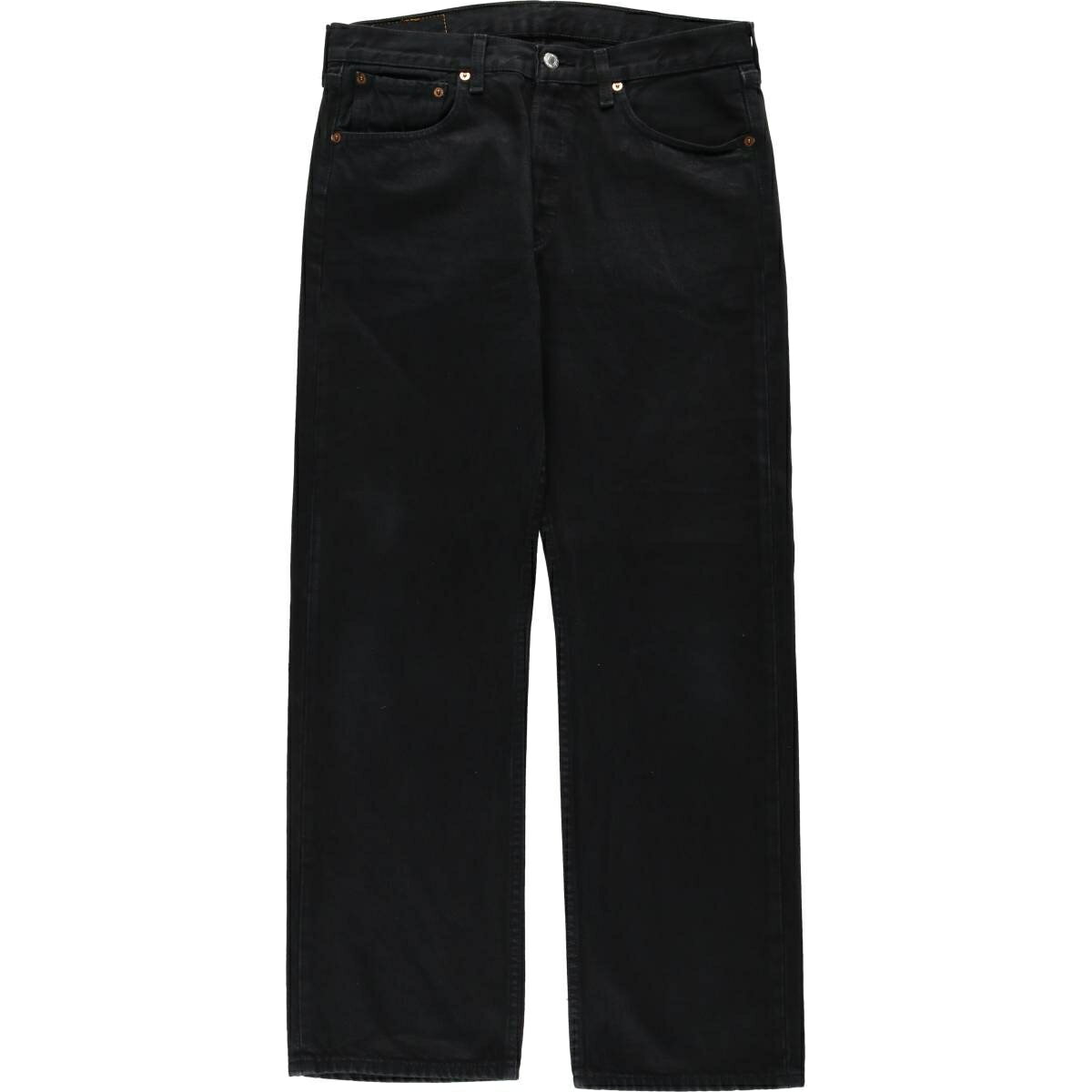 古着 リーバイス Levi's 501 ブラックデニム ストレートデニムパンツ メンズw33相当 /eaa638369 【中古】 【260502】