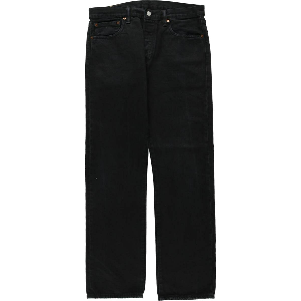 古着 リーバイス Levi's 501 ブラックデニム ストレートデニムパンツ メンズw34相当 /eaa638371 【中古】 【260502】