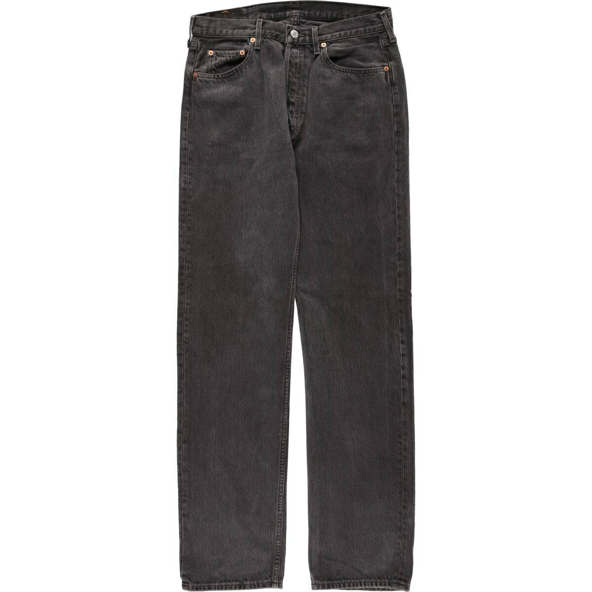 古着 90'S リーバイス Levi's 501-0145 ブラックデニム ストレートデニムパンツ メンズw33相当 ヴィンテージ /eaa638375 【中古】 【260503】 ブラック系 春夏秋冬