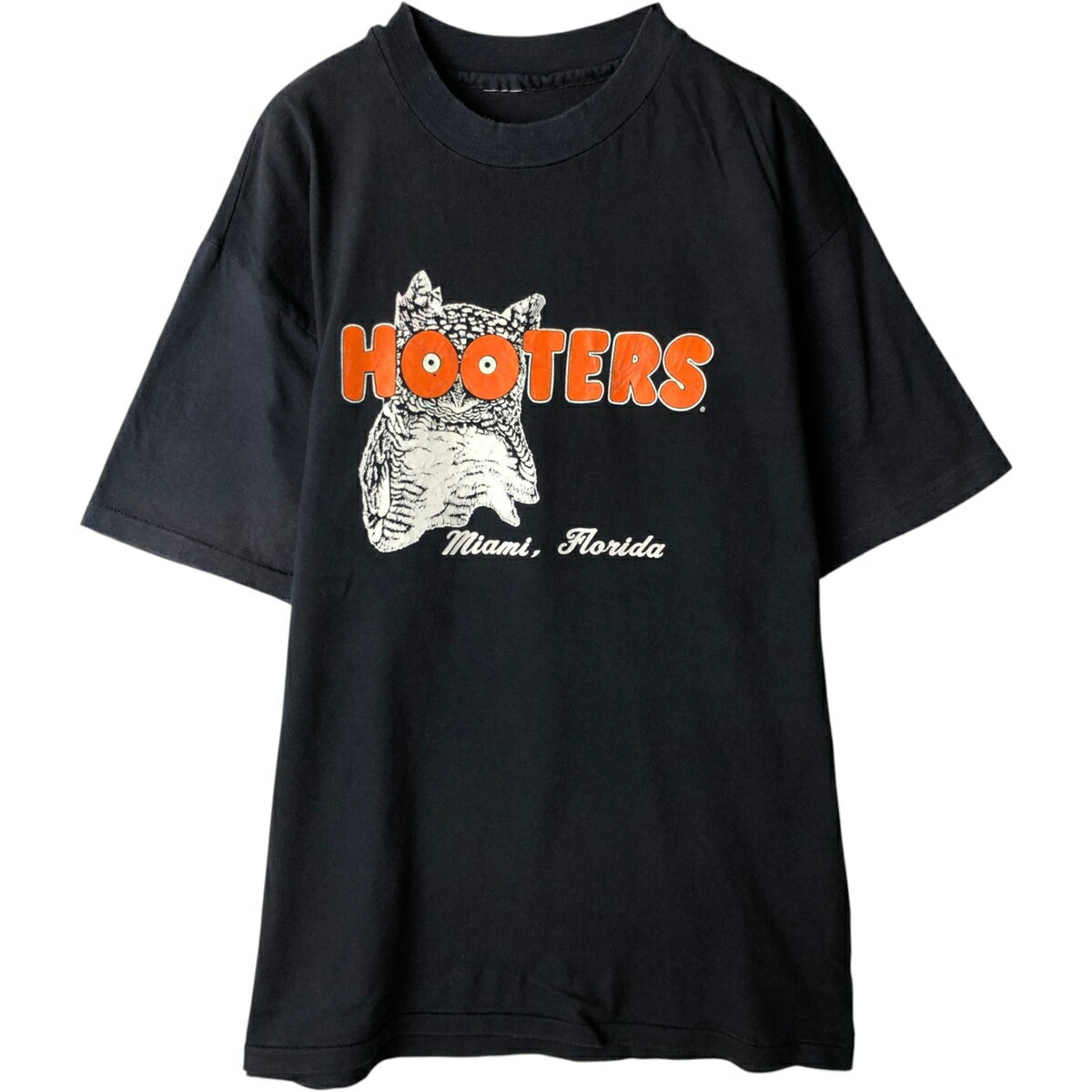 古着 ~90'S HOOTERS フーターズ アドバタイジングTシャツ メンズL相当 ヴィンテージ /eaa638717  