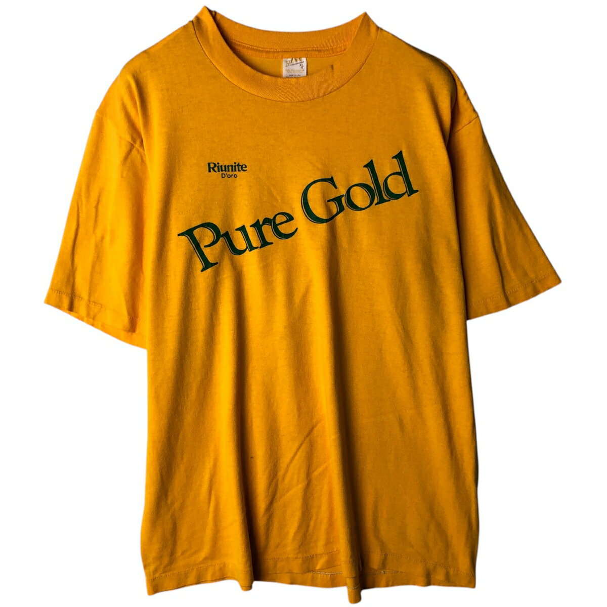 樂天商城 - 古着 ~90'S sportswear Riunite アドバタイジングTシャツ USA製 メンズXL相当 ヴィンテージ /eaa638722 【中古】 【260501】