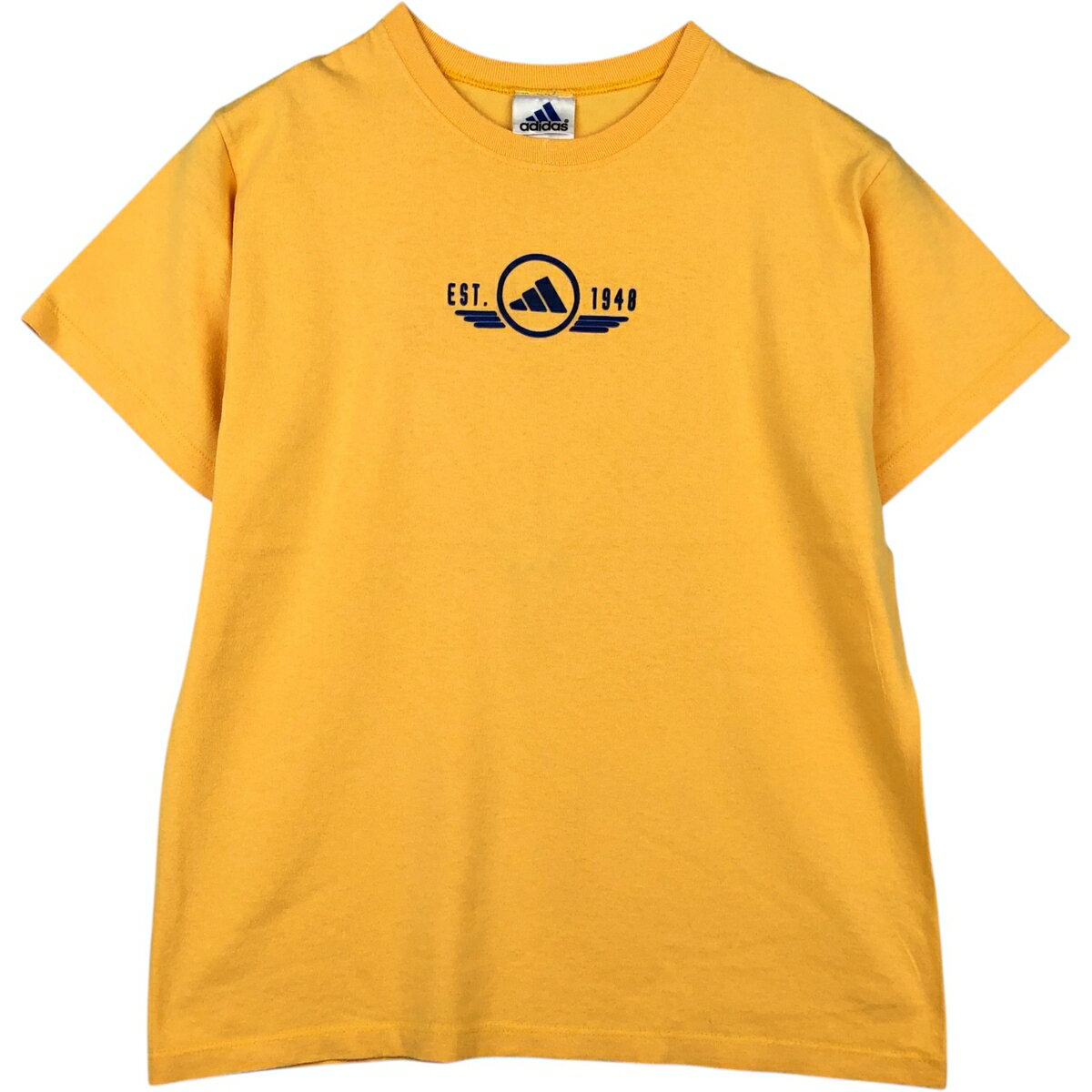 Rakuten - 古着 ~00'S アディダス adidas ロゴプリントTシャツ USA製 メンズL相当 /eaa638786 【中古】 【260503】 イエロー系 春夏秋