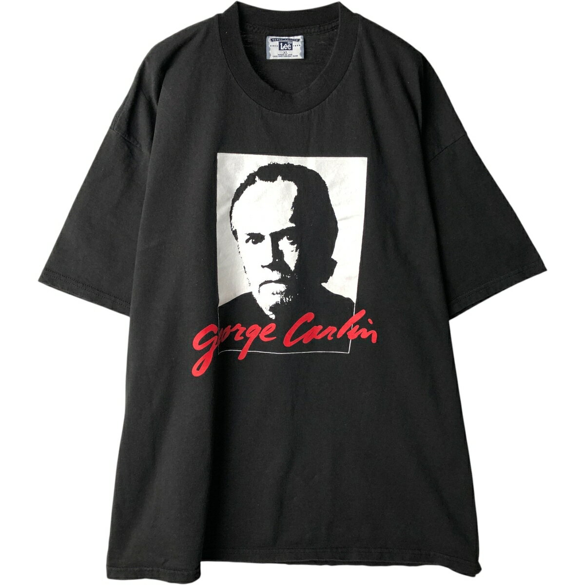古着 90'S リー Lee 偉人Tシャツ USA製 メンズXL相当 ヴィンテージ /eaa639024 【中古】 【260503】 ブラック系 春夏秋