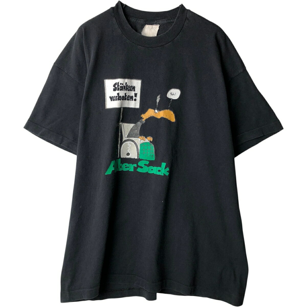 Other - 古着 プリントTシャツ メンズXL相当 /eaa639047 【中古】 【260503】 ブラック系 春夏秋