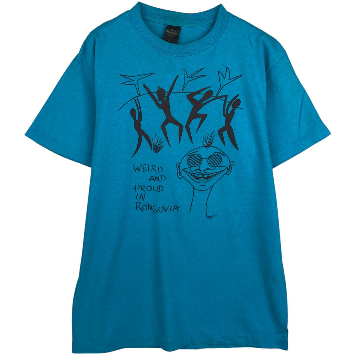 古着 80'S アンビル Anvil プリントTシャツ USA製 メンズL相当 ヴィンテージ /eaa639120 【中古】 【260502】