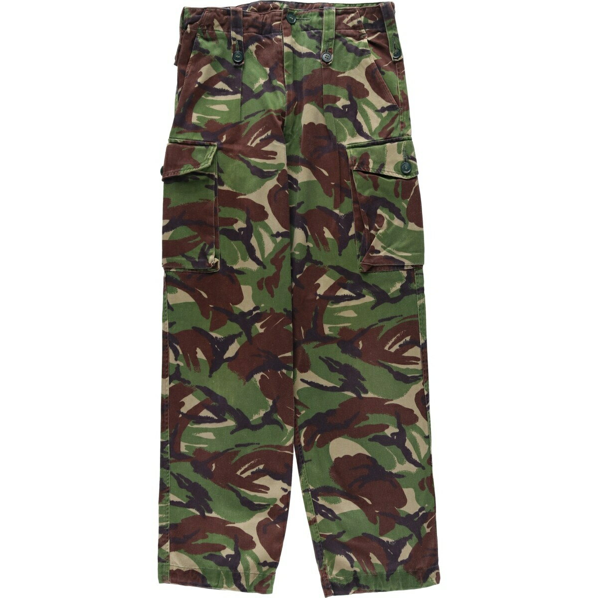 古着 イギリス軍 迷彩柄 ミリタリー カーゴパンツ コンバットパンツ 80/80/96 メンズw29相当 /eaa639184 【中古】 【260509】