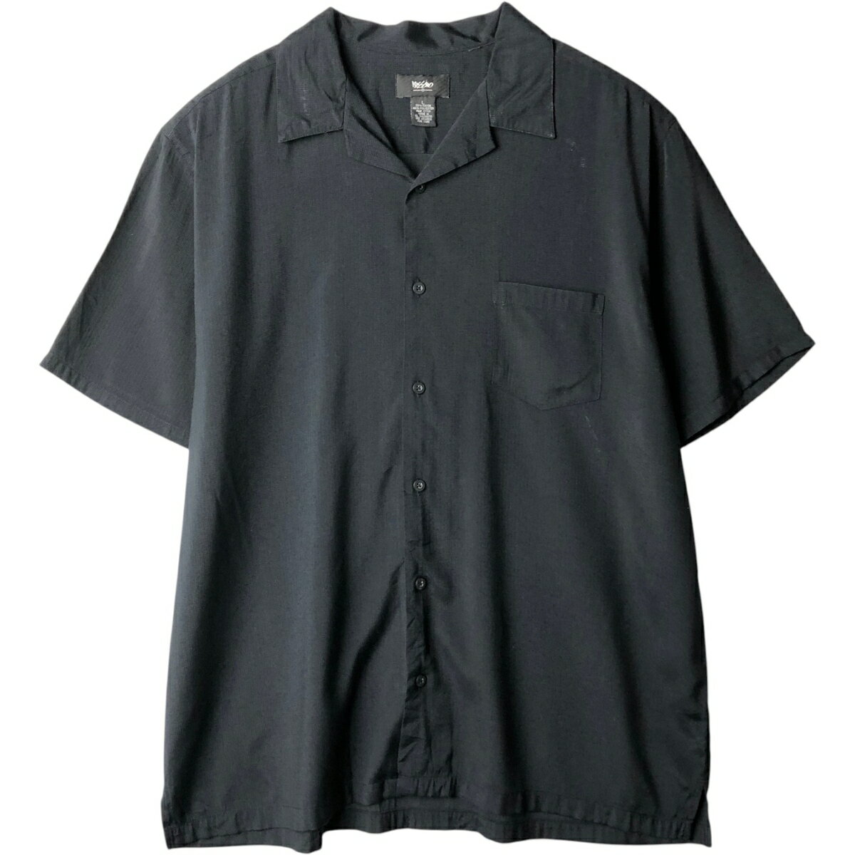 樂天商城 - 古着 MOSSIMO 半袖 オープンカラー ポリ×レーヨンシャツ ボックスシャツ メンズL相当 /eaa639327 【中古】 【260501】