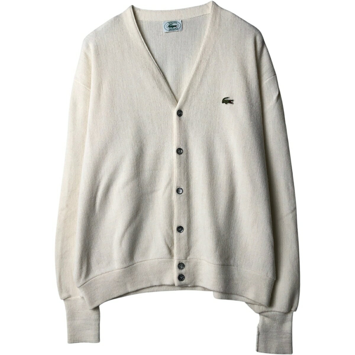 Rakuten - 古着 ラコステ LACOSTE IZOD アクリルニットカーディガン USA製 メンズXL相当 /eaa639619 【中古】 【260428】