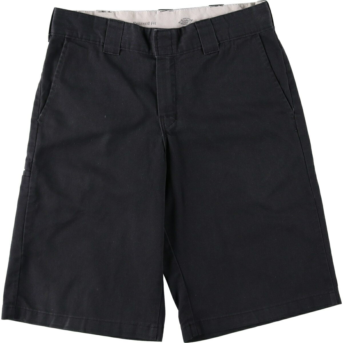 古着 ディッキーズ Dickies Relaxed Fit FLEX ワークショーツ ハーフパンツ メンズw33相当 /eaa639745 【中古】 【260508】 ブラック系 春夏秋