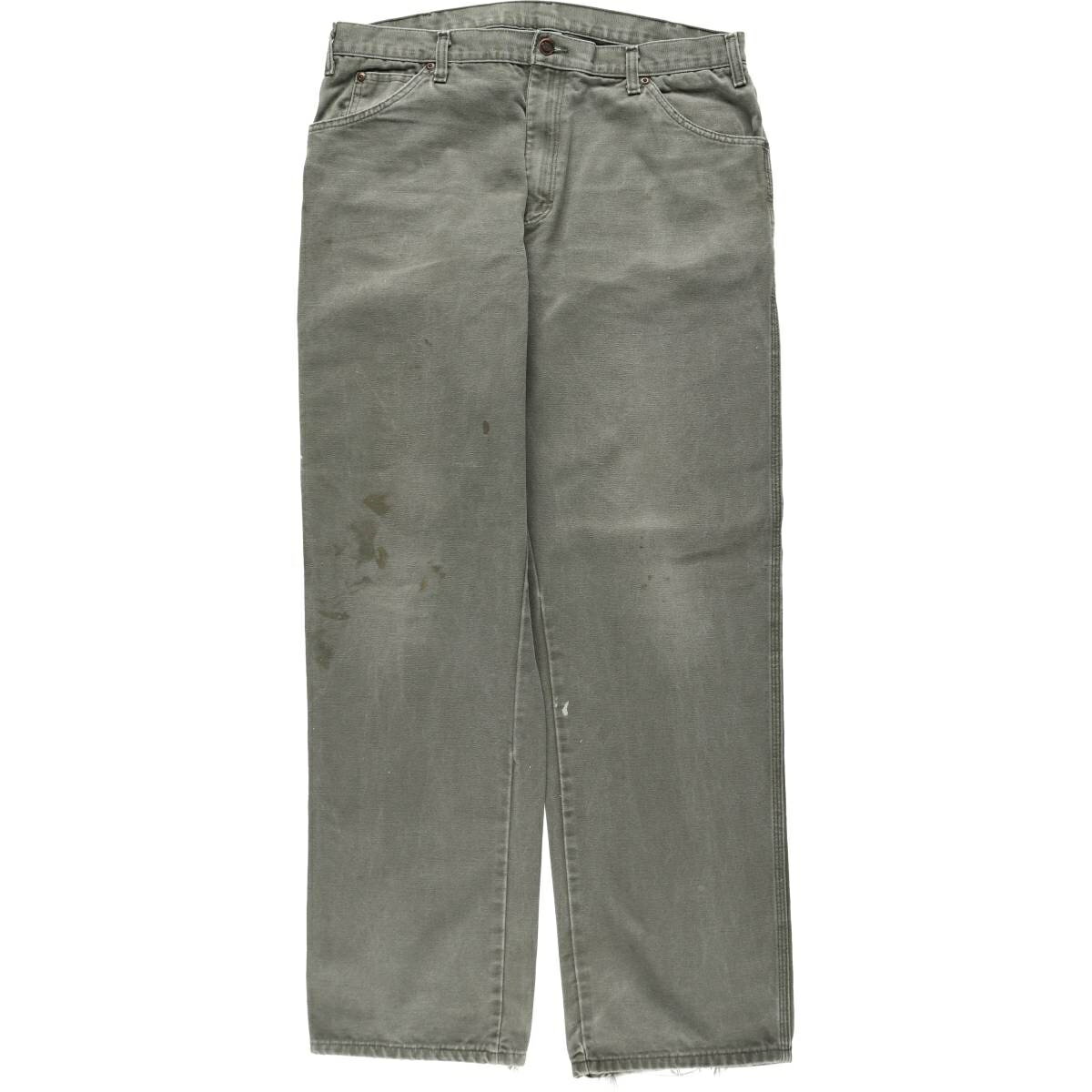 乐天商城 - 古着 ディッキーズ Dickies ダックペインターパンツ メンズw37相当 /eaa639933 【中古】 【260508】 カーキ系 春夏秋冬