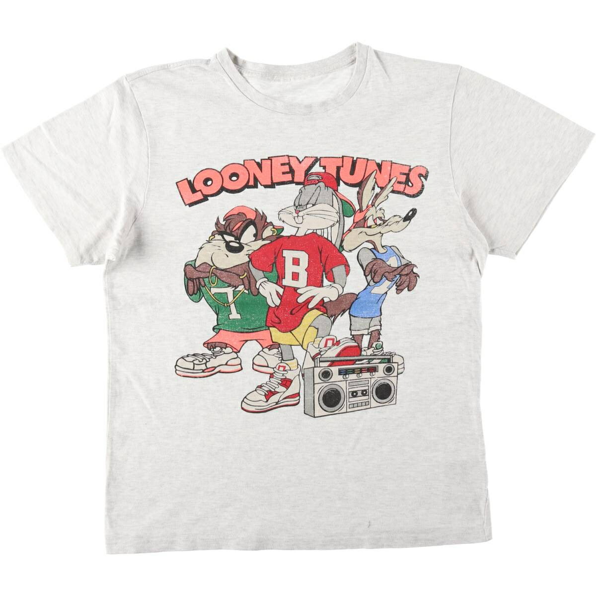 乐天商城 - 古着 ~90'S LOONEY TUNES ルーニーテューンズ キャラクタープリントTシャツ メンズS相当 ヴィンテージ /eaa640074 【中古】 【260517】