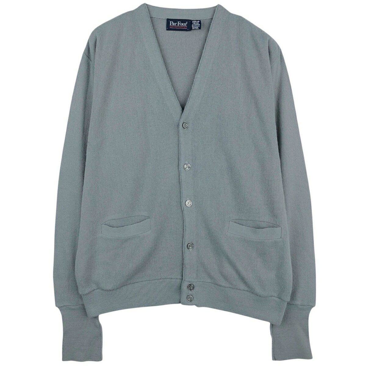 Rakuten - 古着 80~90'S Par Four SPORTSWEAR アクリルニットカーディガン USA製 メンズL相当 ヴィンテージ /eaa640206 【中古】 【260508】