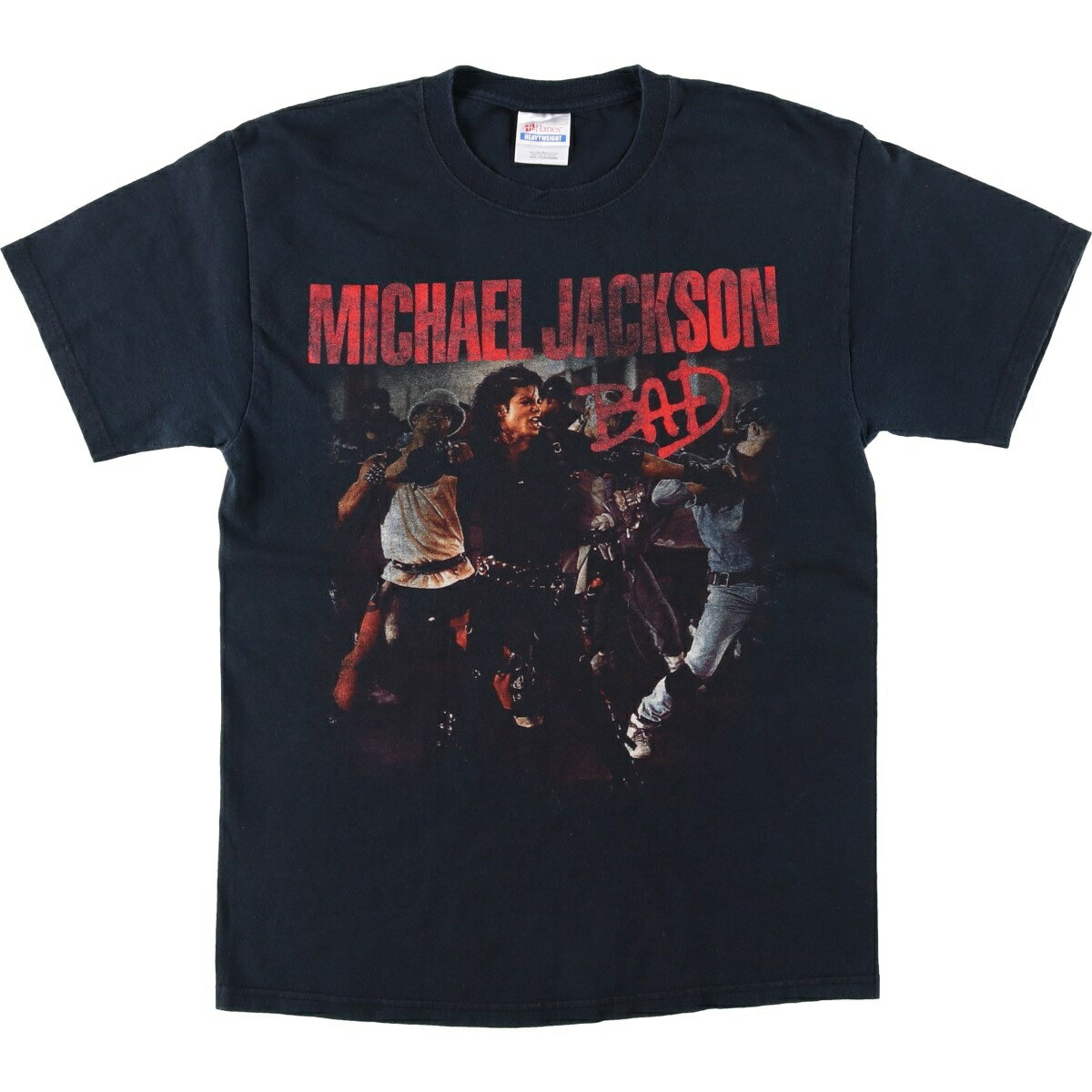 古着 ヘインズ Hanes HEAVYWEIGHT MICHAEL JACKSON マイケルジャクソン バンドTシャツ バンT メンズM相当 /eaa640438 【中古】 【260506】