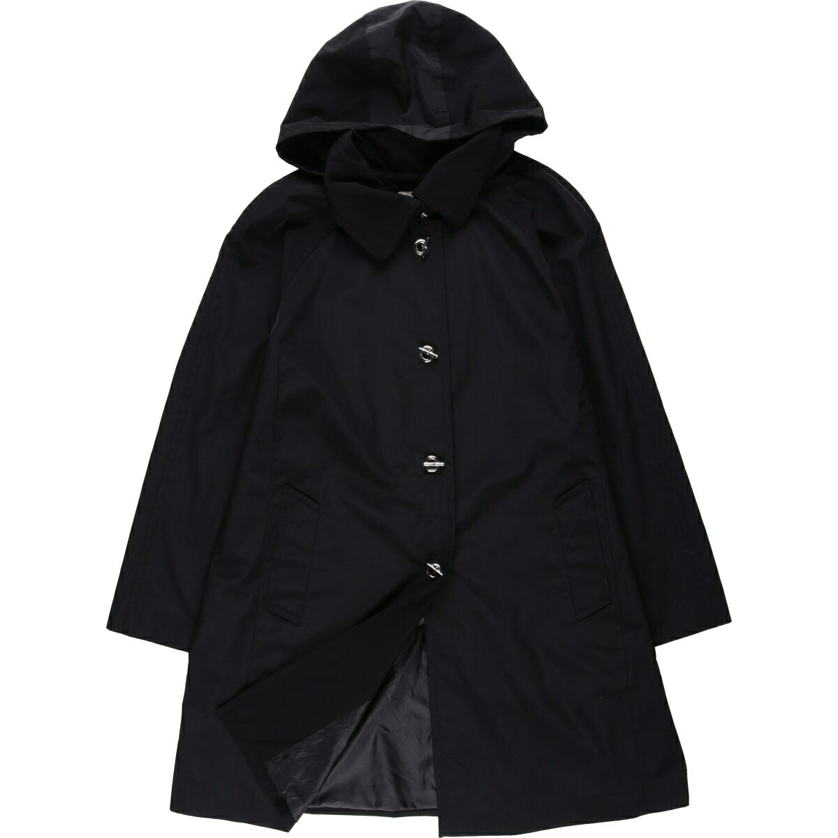 乐天商城 - 古着 ロンドンフォグ LONDON FOG フード付き ステンカラーコート バルマカーンコート レディースXL相当 ヴィンテージ /eaa640712 【中古】 【260516】 【ADEL/アデル】
