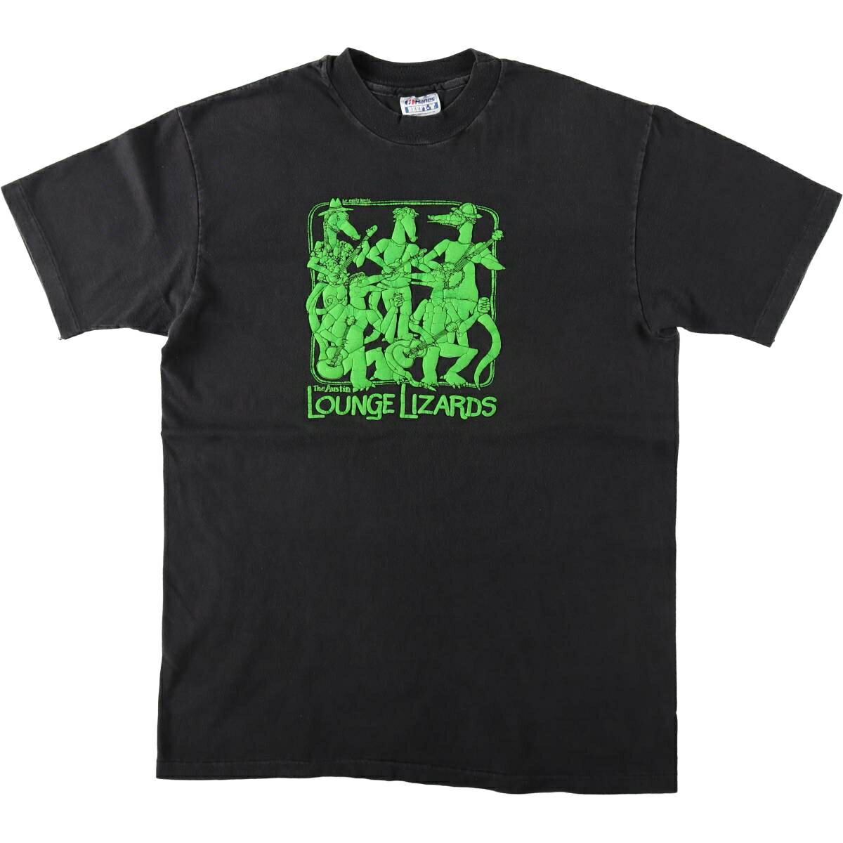 Rakuten - 古着 80'S ヘインズ Hanes THE AUSTIN LOUNGE LIZARDS バンドTシャツ バンT USA製 メンズL相当 ヴィンテージ /eaa640725 【中古】 【260506】