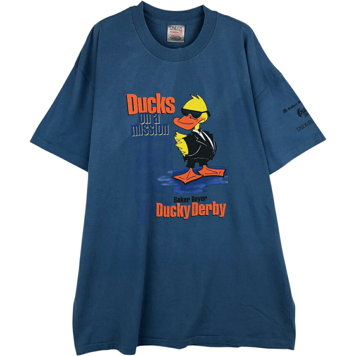 乐天商城 - 古着 90'S オニータ ONEITA BAKER BOYER BANK アドバタイジングTシャツ メンズXL相当 ヴィンテージ /eaa640733 【中古】 【260506】