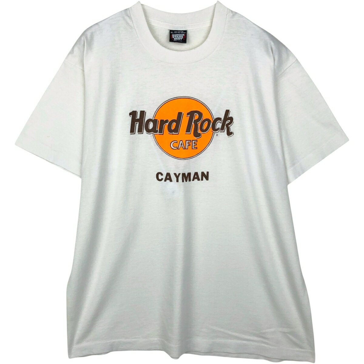 樂天商城 - 古着 ~90'S スクリーンスターズ SCREEN STARS HARD ROCK CAFE ハードロックカフェ プリント アドバタイジングTシャツ USA製 メンズXL相当 ヴィンテージ /eaa640851 【中古】 【260510】
