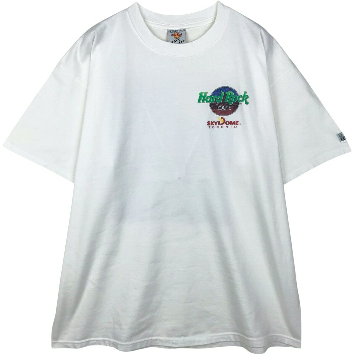 Rakuten - 古着 HARD ROCK CAFE ハードロックカフェ アドバタイジングTシャツ USA製 メンズXL相当 /eaa640857 【中古】 【260510】