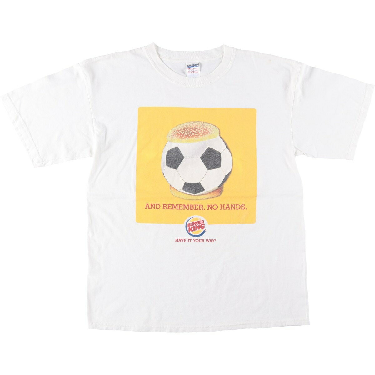 Rakuten - 古着 00'S ギルダン GILDAN HEAVY WEIGHT COTTON BURGER KING アドバタイジングTシャツ メンズL相当 /eaa640861 【中古】 【260510】