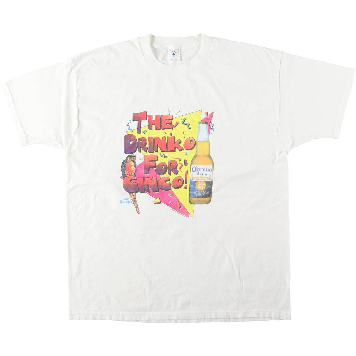樂天商城 - 古着 デルタ DELTA CORONA EXTRA コロナエキストラ アドバタイジングTシャツ USA製 メンズXL相当 /eaa640898 【中古】 【260510】
