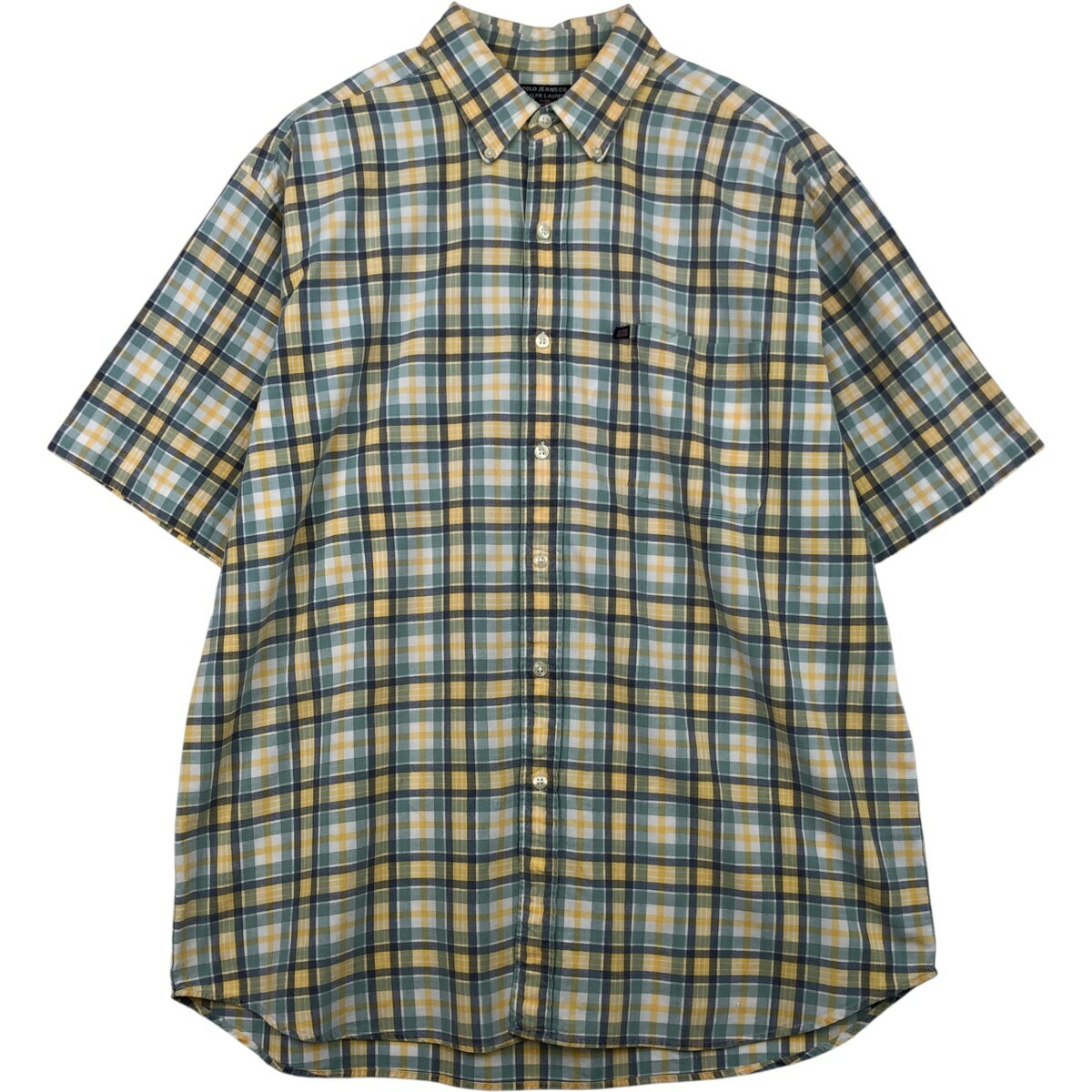 古着 00'S ラルフローレン Ralph Lauren POLO JEANS COMPANY 半袖 ボタンダウン チェックシャツ メンズXL相当 /eaa640952 【中古】 【260502】
