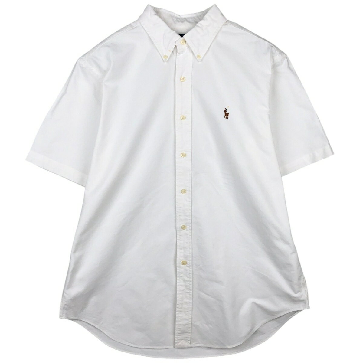 Rakuten - 古着 ラルフローレン Ralph Lauren CLASSIC FIT 半袖 ボタンダウンシャツ メンズL相当 /eaa641023 【中古】 【260509】