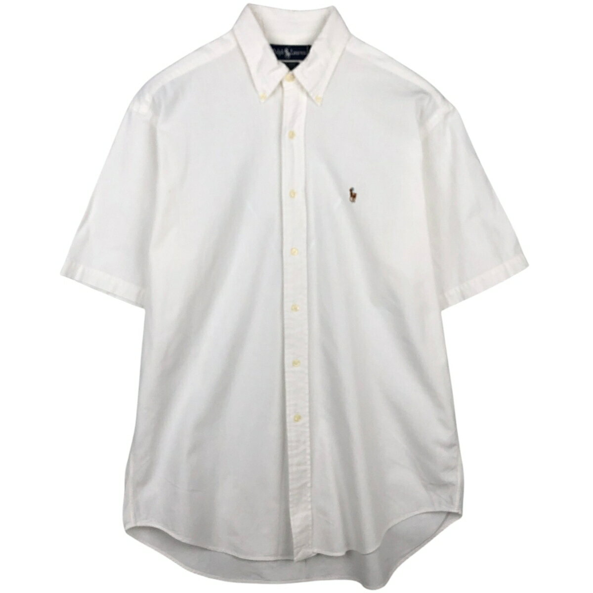 Rakuten - 古着 ラルフローレン Ralph Lauren BLAIRE 半袖 ボタンダウンシャツ メンズM相当 /eaa641031 【中古】 【260509】